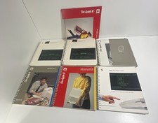 7 Vintage 1984-85 Apple Manual Set Up Owner's Guide Scribe Monitor Mouse Lot picture