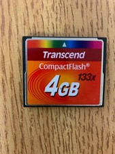 Transcend 4GB Flash Memory Card 133x Compact Flash Card CF picture