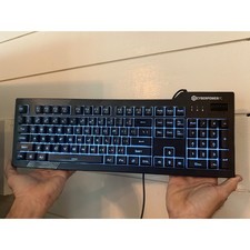 CyberPowerPC Skorpion K2 Mechanical Gaming Keyboard Black Excellent RGB Wired picture