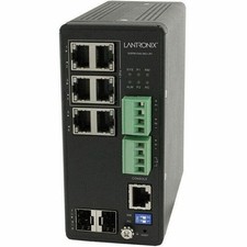 Lantronix Managed Hardened Gigabit Ethernet PoE+ Switch picture
