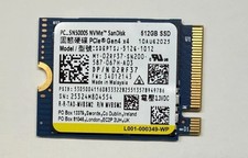 SanDisk 512GB SSD - SN5000S M.2 2230 NVMe PCIe Gen4x4 SDEPTSJ-512G-1012 picture