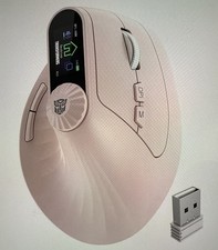 Transformers Vertical Ergonomic Mouse, LED Screen & Knob Control, Rechargeable picture