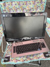 HP Omni 120 All-in-One PC + Vintage Panasonic Accu-Spell Plus Keyboard- Untested picture
