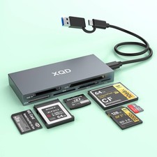 USB 3.0 Multi 8 in 1 USB /USB A XQD Card Reader for Sony G M Series/Lexar 293... picture