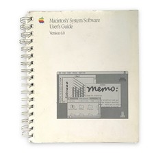 Apple Macintosh System Software User's Guide 1988 Vintage Mac Manual picture