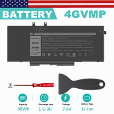 Lot 10 4GVMP Battery 68Wh For Dell Latitude 5400 5500 Precision 3540 9JRYT C5GV2 picture