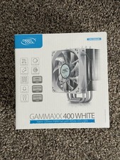 DeepCool GAMMAXX 400 White CPU Cooler LED Fan - New Open Box picture