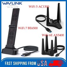 Wavlink WiFi 7/6E USB3.0 WIFI Adapter Wireless PC Adapters Tri Band WIFI Dongles picture