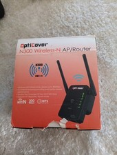 Factory Sealed OptiCover N300 Wireless-N AP/Router W/Two External Antennas  picture