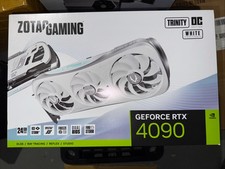 (FOR PARTS) Zotac RTX 4090 Trinity OC White (No Core & VRAM) With Box *AS IS* picture