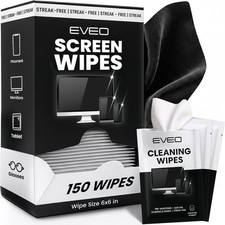 Screen Wipes (150 Pack) - Electronic Wipes, Computer Screen Cleaner Wipes for El picture