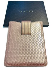 GUCCI GG Monogram Brown Patent Leather iPad Case picture