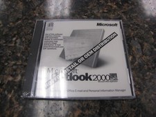 Vintage Microsoft X03-80511 Outlook 2000 CD W/Product Key - New Sealed - MG35 picture