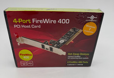 Vantec UGT-FW050 4-Port FireWire 400 PCI Host Card Adapter IEEE 1394a NIB picture