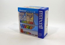 5x Unopened rare 5 colors maxell 3.5inch 640MB Rewritable MO Disk from Japan picture