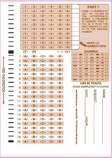 TEST-2020 (100 Sheet Pack) 2020-C Compatible Testing Forms picture