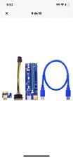 1 Pack PCE164P-NO3 PCI-E 1X to 16X VER003 Riser Card Extender + 15Pin SATA to... picture