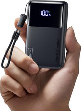 INIU 10000mAh 45W PD Power Bank Fast Charging w/ USB-C Cable Stand picture