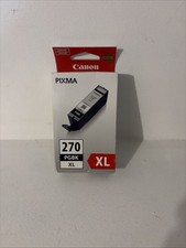 Canon PGI-270XL Genuine Pigment Black Ink Tank Brand New Sealed picture