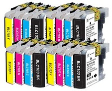 16PK XL Replacement Ink Set fits Brother LC103 MFC-J285DW MFC-J870DW MFC-J450DW picture