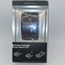 Original Lenovo N70 Wireless Laser Mouse 2.4Ghz Genuine 1200dpi   Rotation picture