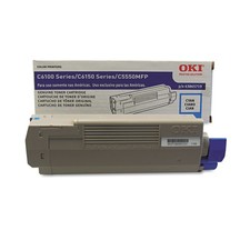 Original OKI 43865719 Cyan Toner. New Sealed Box, We Ship Fast picture