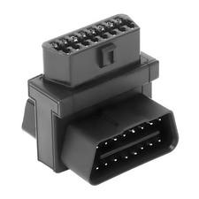OBD2 Splitter, OBDII Full 16 Pin One Male to Two Female Extension Converter Adap picture