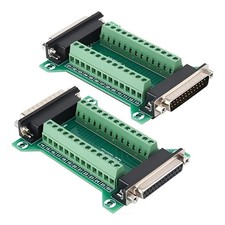DB25 Male Female Connector In One Breakout Board RS232 DSUB Serial 2 PCS picture