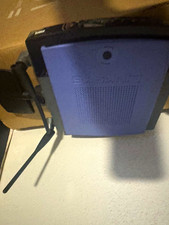 Black Wireless Router with Antennas picture
