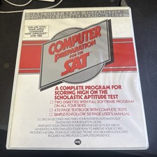 Harcourt Brace Jovanovich Computer Preparation GRE for Apple II Complete unused picture