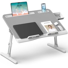 Laptop Desk for Bed, X-Large Adjustable Laptop Table, Grey picture