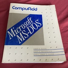 Vintage CompuAdd Microsoft MS-DOS User’s Guide picture
