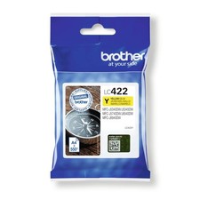 Brother LC-422Y Inkjet Cartridge, Yellow, Single Pack, Standard Yield, Includes picture