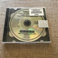 Toshiba A210/ASeries Recovery and Applications Drivers Satellite Disc NEW SEALED picture
