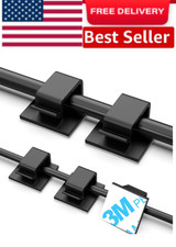 100 PCS Adhesive Cable Clips Black (Small & Large), Upgraded Wire Holder for ... picture