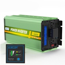 Edecoa 3000 Watt Power Inverter Dc 12V To Ac 110V 120V For Car Truck Rv Lcd picture