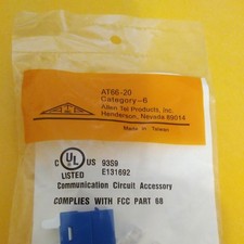 5 pcs ALLEN TEL Cat 6 High Density  Jack Module, Blue AT66-20 picture