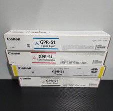 Canon GPR-51 Complete Toner Set Yellow Magenta Cyan picture