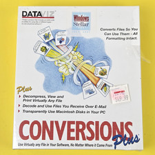 DataViz Conversions Plus Software for Windows Converts Files New Sealed VTG NOS picture
