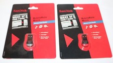 2x Brand New SanDisk MobileMate Micro M2 microSD Card Readers SDDR-121-A11M picture