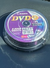 Ritek Ridata Mini DVD R 4x 2.92 GB 60min Cake 10pk Spindle Hard Coating 2 Sided picture