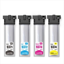 4PC Compatible Ink Cartridge T9371-T9374 for Epson WF-C5790/C5290 picture