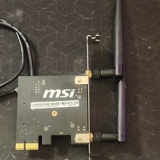 MSI MS-B905C PCIe x1 802.11ac WiFi Card Adapter 867 Mbps Dual Antennas picture