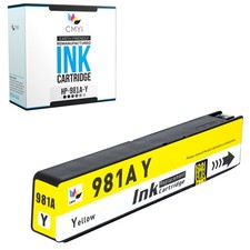 Compatible CMYi Black Color Ink Cartridges Lot fits HP 981A for PageWide picture