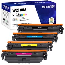 4PK 210A W2100A Toner Set With Chip for HP 4201dn 4201dw MFP 4301fdn 4301fdw picture