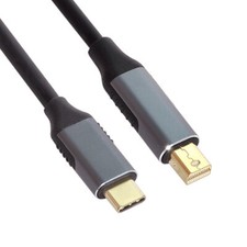 4K Monitor Mini Displayport DP Displays Male to USB3.1 Type C USB-C Source Cable picture