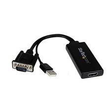 VGA to HDMI Adapter with USB Audio Converter for Laptop PC to HDTV picture