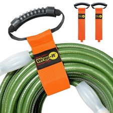 Easy-Carry Straps - 28” (2-Pack) Blaze Orange – Heavy-Duty Hook and Loop Cord... picture