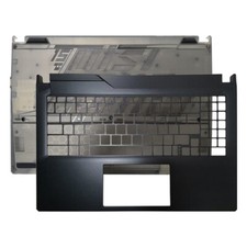 New for MSI Cyborg 15 Air A12V MS-15K1 15.6in Upper Palmrest+Bottom Case Black picture
