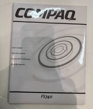 Vintage Compaq FS740 user's guide sealed picture